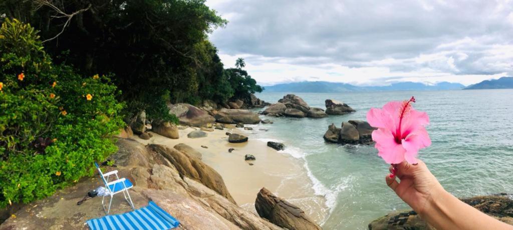 Lindo Duplex Pé Na Areia com Praia Privativa Caraguatatuba Esterno foto